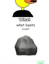 what beats rock